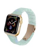 Resin Watchband for Apple Watch Series 10 46mm / Ultra 2 Ultra 49mm /  Series 9 8 7 45mm / 6 5 4 SE (2023) SE (2022) SE 44mm / 3 2 1 42mm Wrist Strap - Green