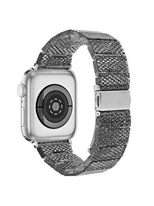 Resin Watchband for Apple Watch Series 10 46mm / Ultra 2 Ultra 49mm /  Series 9 8 7 45mm / 6 5 4 SE (2023) SE (2022) SE 44mm / 3 2 1 42mm Wrist Strap - Grey