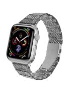 Resin Watchband for Apple Watch Series 10 46mm / Ultra 2 Ultra 49mm /  Series 9 8 7 45mm / 6 5 4 SE (2023) SE (2022) SE 44mm / 3 2 1 42mm Wrist Strap - Grey