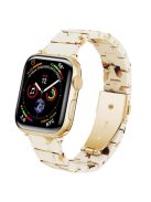 Resin Watchband for Apple Watch Series 10 46mm / Ultra 2 Ultra 49mm /  Series 9 8 7 45mm / 6 5 4 SE (2023) SE (2022) SE 44mm / 3 2 1 42mm Wrist Strap - Nougat