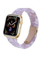 Resin Watchband for Apple Watch Series 10 46mm / Ultra 2 Ultra 49mm /  Series 9 8 7 45mm / 6 5 4 SE (2023) SE (2022) SE 44mm / 3 2 1 42mm Wrist Strap - Pink Mix