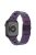 Resin Watchband for Apple Watch Series 10 46mm / Ultra 2 Ultra 49mm /  Series 9 8 7 45mm / 6 5 4 SE (2023) SE (2022) SE 44mm / 3 2 1 42mm Wrist Strap - Purple Carbon Fiber