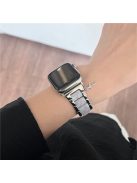 Resin+Zinc Alloy Strap for Apple Watch Series 10 42mm  /  Series 9 8 7 41mm  /  SE (2023) SE (2022) SE 6 5 4 40mm  /  3 2 1 38mm Band - Silver Splicing