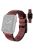 Retro Breathable Top Layer Cowhide Genuine Leather Strap Watch Band for Apple Watch Ultra 49mm / Ultra 2 49mm / Series 9 45mm / SE (2023) 44mm / Series 8 45mm / 7 45mm / 6 / 5 / 4 / SE 44mm / SE (2022) 44mm / 3 / 2 / 1 42mm - Wine Red