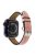 Retro Genuine Leather Narrow Wrist Strap Adjustable Watch Band for Apple Watch Series 10 42mm / 9 8 7 41mm / 6 5 4 SE SE (2022) SE (2023) 40mm / 3 2 1 38mm - Light Pink