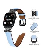 Rhinestone Band for Apple Watch Series 10 42mm / 9 8 7 41mm / SE (2023) SE (2022) SE 6 5 4 40mm / 3 2 1 38mm Black Buckle Watch Strap - Blue