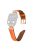 Rhinestone Band for Apple Watch Series 10 46mm / Ultra 2 Ultra 49mm /  Series 9 8 7 45mm / 6 5 4 SE (2023) SE (2022) SE 44mm / 3 2 1 42mm Dressy Watch Strap with Rose Gold Buckle - Orange