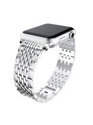 Rhinestone Decor Metal Smart Watch Strap for Apple Watch Series 10 42mm / 9 8 7 41mm / SE (2023) SE (2022) SE 6 5 4 40mm / 3 2 1 38mm - Silver