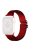 Rhombus Sport Nylon Strap Adjustable Elastic Watchband Bracelet for Apple Watch Series 10 42mm / 9 8 7 41mm / 6 5 4 SE SE (2022) SE (2023) 40mm / 3 2 1 38mm - Red