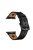 Rivet Decor Top Layer Genuine Leather Watch Strap Replacement for Apple Watch Series 10 46mm / Ultra 2 Ultra 49mm / 9 8 7 45mm / SE (2023) SE (2022) SE 6 5 4 44mm / 3 2 1 42mm - Black