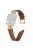 Rose Gold Buckle Strap for Apple Watch Series 10 42mm / 9 8 7 41mm / SE (2023) SE (2022) SE 6 5 4 40mm / 3 2 1 38mm Watch Band - Brown