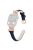 Rose Gold Buckle Strap for Apple Watch Series 10 42mm / 9 8 7 41mm / SE (2023) SE (2022) SE 6 5 4 40mm / 3 2 1 38mm Wrist Band - Dark Blue