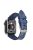 Rubber Watchband For Apple Watch Series 10 42mm / 9 8 7 41mm / 6 5 4 SE (2022) SE (2023) SE 40mm / 3 2 1 38mm Strap with Silver Buckle - Sapphire