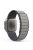 Silicone Band for Apple Watch 10 46mm / Ultra 2 / Ultra 49mm / 9 8 7 45mm / SE (2023) SE (2022) SE 6 5 4 44mm / 3 2 1 42mm Magnetic Strap - Grey