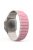 Silicone Band for Apple Watch 10 46mm / Ultra 2 / Ultra 49mm / 9 8 7 45mm / SE (2023) SE (2022) SE 6 5 4 44mm / 3 2 1 42mm Magnetic Strap - Pink