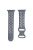 Silicone Band for Apple Watch Series 10 46mm / Ultra 2 Ultra 49mm /  Series 9 8 7 45mm / 6 5 4 SE (2023) SE (2022) SE 44mm / 3 2 1 42mm Pattern Watch Strap - Blue Grey