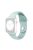 Silicone Band for Apple Watch Ultra 49mm Adjustable Watch Strap Replacement with Hexagonal Stud - Blue Green