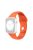 Silicone Band for Apple Watch Ultra 49mm Adjustable Watch Strap Replacement with Hexagonal Stud - Orange