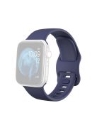 Silicone Smart Watch Replacement Strap for Apple Watch Series 10 42mm / 9 8 7 41mm / SE (2023) SE (2022) SE 6 5 4 40mm / 3 2 1 38mm - Dark Blue