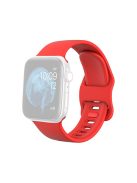 Silicone Smart Watch Replacement Strap for Apple Watch Series 10 42mm / 9 8 7 41mm / SE (2023) SE (2022) SE 6 5 4 40mm / 3 2 1 38mm - Red