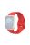 Silicone Smart Watch Replacement Strap for Apple Watch Series 10 42mm / 9 8 7 41mm / SE (2023) SE (2022) SE 6 5 4 40mm / 3 2 1 38mm - Red