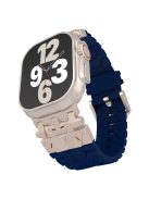 Silicone Strap for Apple Watch Series 10 42mm  /  9 8 7 41mm  /  SE (2023) SE (2022) SE 6 5 4 40mm  /  3 2 1 38mm - Midnight Blue