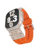 Silicone Strap for Apple Watch Series 10 42mm  /  9 8 7 41mm  /  SE (2023) SE (2022) SE 6 5 4 40mm  /  3 2 1 38mm - Orange