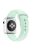 Silicone Strap for Apple Watch Series 10 42mm  /  9 8 7 41mm  /  SE (2023) SE (2022) SE 6 5 4 40mm  /  3 2 1 38mm - Snowflake Light Green