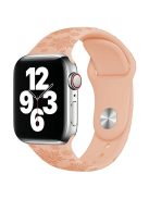 Silicone Strap for Apple Watch Series 10 42mm  /  9 8 7 41mm  /  SE (2023) SE (2022) SE 6 5 4 40mm  /  3 2 1 38mm - Snowflake Pink