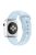 Silicone Strap for Apple Watch Series 10 42mm  /  9 8 7 41mm  /  SE (2023) SE (2022) SE 6 5 4 40mm  /  3 2 1 38mm - Snowflake Sky Blue