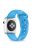 Silicone Strap for Apple Watch Series 10 42mm  /  9 8 7 41mm  /  SE (2023) SE (2022) SE 6 5 4 40mm  /  3 2 1 38mm - Sunflower Blue