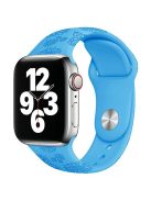 Silicone Strap for Apple Watch Series 10 42mm  /  9 8 7 41mm  /  SE (2023) SE (2022) SE 6 5 4 40mm  /  3 2 1 38mm - Sunflower Blue