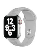 Silicone Strap for Apple Watch Series 10 42mm  /  9 8 7 41mm  /  SE (2023) SE (2022) SE 6 5 4 40mm  /  3 2 1 38mm - Sunflower Grey