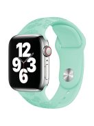 Silicone Strap for Apple Watch Series 10 42mm  /  9 8 7 41mm  /  SE (2023) SE (2022) SE 6 5 4 40mm  /  3 2 1 38mm - Sunflower Mint Green