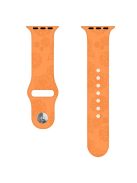 Silicone Strap for Apple Watch Series 10 42mm  /  9 8 7 41mm  /  SE (2023) SE (2022) SE 6 5 4 40mm  /  3 2 1 38mm - Sunflower Orange