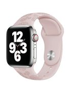 Silicone Strap for Apple Watch Series 10 42mm  /  9 8 7 41mm  /  SE (2023) SE (2022) SE 6 5 4 40mm  /  3 2 1 38mm - Sunflower Pink