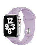 Silicone Strap for Apple Watch Series 10 42mm  /  9 8 7 41mm  /  SE (2023) SE (2022) SE 6 5 4 40mm  /  3 2 1 38mm - Sunflower Purple