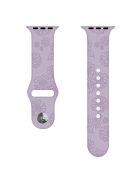 Silicone Strap for Apple Watch Series 10 42mm  /  9 8 7 41mm  /  SE (2023) SE (2022) SE 6 5 4 40mm  /  3 2 1 38mm - Sunflower Purple