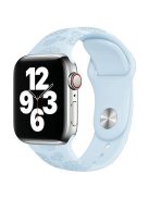 Silicone Strap for Apple Watch Series 10 42mm  /  9 8 7 41mm  /  SE (2023) SE (2022) SE 6 5 4 40mm  /  3 2 1 38mm - Sunflower Sky Blue