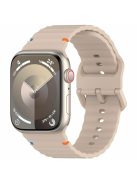 Silicone Strap for Apple Watch Series 10 42mm  /  Series 9 8 7 41mm  /  SE (2023) SE (2022) SE 6 5 4 40mm  /  3 2 1 38mm Band - Milk Tea