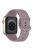 Silicone Strap for Apple Watch Series 10 42mm  /  Series 9 8 7 41mm  /  SE (2023) SE (2022) SE 6 5 4 40mm  /  3 2 1 38mm Band - Smoke Purple