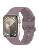 Silicone Strap for Apple Watch Series 10 42mm  /  Series 9 8 7 41mm  /  SE (2023) SE (2022) SE 6 5 4 40mm  /  3 2 1 38mm Band - Smoke Purple