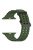 Silicone Strap for Apple Watch Series 10 46mm / Ultra 2 / Ultra 49mm / 9 8 7 45mm / SE (2023) SE (2022) SE 6 5 4 44mm / 3 2 1 42mm Ocean Band - Army Green