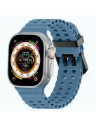 Silicone Strap for Apple Watch Series 10 46mm / Ultra 2 Ultra 49mm / Series 9 8 7 45mm / SE (2023) SE (2022) SE 6 5 4 44mm / 3 2 1 42mm - Blue