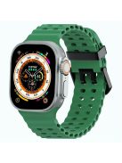 Silicone Strap for Apple Watch Series 10 46mm / Ultra 2 Ultra 49mm / Series 9 8 7 45mm / SE (2023) SE (2022) SE 6 5 4 44mm / 3 2 1 42mm - Green