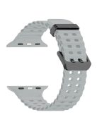 Silicone Strap for Apple Watch Series 10 46mm / Ultra 2 Ultra 49mm / Series 9 8 7 45mm / SE (2023) SE (2022) SE 6 5 4 44mm / 3 2 1 42mm - Grey