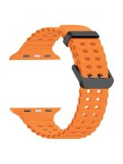 Silicone Strap for Apple Watch Series 10 46mm / Ultra 2 Ultra 49mm / Series 9 8 7 45mm / SE (2023) SE (2022) SE 6 5 4 44mm / 3 2 1 42mm - Orange