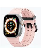 Silicone Strap for Apple Watch Series 10 46mm / Ultra 2 Ultra 49mm / Series 9 8 7 45mm / SE (2023) SE (2022) SE 6 5 4 44mm / 3 2 1 42mm - Pink