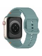 Silicone Strap for Apple Watch Series 10 46mm / Ultra 2 Ultra 49mm / Series 9 8 7 45mm / SE (2023) SE (2022) SE 6 5 4 44mm / 3 2 1 42mm Band - Green