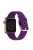 Silicone Watch Band for Apple Watch Series 10 46mm / Ultra 2 Ultra 49mm /  Series 9 8 7 45mm / 6 5 4 SE (2023) SE (2022) SE 44mm / 3 2 1 42mm , Hollow Replacement Strap - Dark Purple